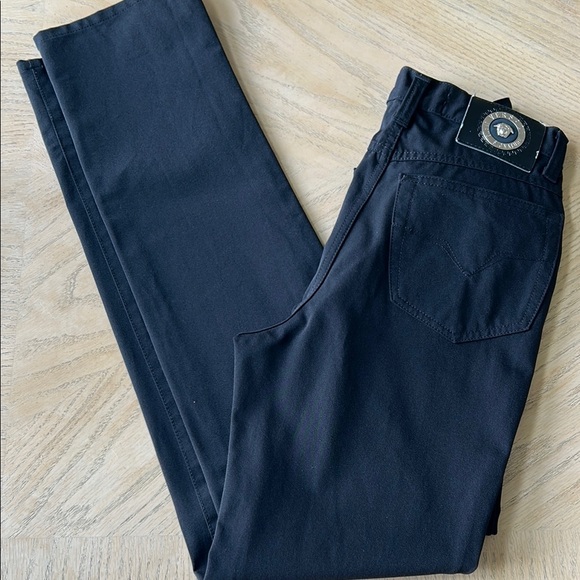 VINTAGE VERSACE Black Jeans
